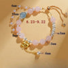 Zodiac Crystal Bracelet — Fresh-Style Natural Stone Bead Bracelet by Birth Sign