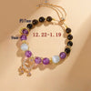 Zodiac Crystal Bracelet — Fresh-Style Natural Stone Bead Bracelet by Birth Sign