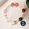 Zodiac Multi-Stone Crystal Bracelet — Natural Gemstone Bead Bracelet by Birth Sign