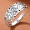 Dragon and Phoenix Ring — Couple's Symbol of Harmony and Balance - Buddha Tibet xd00086