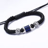 Dragon Knot Lucky Bead Bracelet — Handwoven Feng Shui Bracelet for Wealth & Good Fortune - Buddha Tibet xd000711