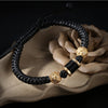 Dragon Knot Lucky Bead Bracelet — Handwoven Feng Shui Bracelet for Wealth & Good Fortune - Buddha Tibet xd00071