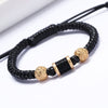 Dragon Knot Lucky Bead Bracelet — Handwoven Feng Shui Bracelet for Wealth & Good Fortune - Buddha Tibet xd000715
