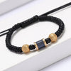 Dragon Knot Lucky Bead Bracelet — Handwoven Feng Shui Bracelet for Wealth & Good Fortune - Buddha Tibet xd000716