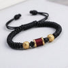 Dragon Knot Lucky Bead Bracelet — Handwoven Feng Shui Bracelet for Wealth & Good Fortune - Buddha Tibet xd000714