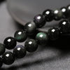 Dragon & Phoenix Black Obsidian Wrap Bracelet Set — Eternal Love Built on Honesty - Buddha Tibet xd00123