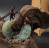 Dragon & Phoenix Jade Pendant — Paired Symbol of Harmony & Eternal Bond Buddha Tibet