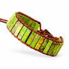 Emperor Stone Woven Bracelet — Hand-Braided Color, Made to Fit Buddha Tibet