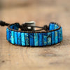 Emperor Stone Woven Bracelet — Hand-Braided Color, Made to Fit - Mixed ColorBuddha Tibet