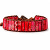 Emperor Stone Woven Bracelet — Hand-Braided Color, Made to Fit - RedBuddha Tibet