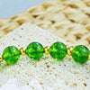 Evil Eye Bracelet - Natural Peridot - Buddha Tibet xd00051