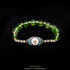 Evil Eye Bracelet - Natural Peridot - Buddha Tibet xd00051