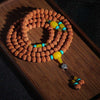 Indonesian Rudraksha 108-Bead Mala — Highland Seed Bracelet & Necklace for Daily Practice Buddha Tibet