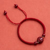 Chinese Zodiac Red String Bracelet — Cinnabar Charm Bracelet for Your Birth Sign - GoatBuddha Tibet