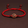 Peachwood Chinese Zodiac Bracelet — Red String Good Luck Charm for Your Sign - DragonBuddha Tibet