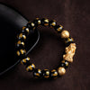 Feng Shui Bracelet - PiXiu Obsidian Bracelet Attract Wealth - Buddha Tibet xd00002