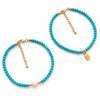 Freshwater Pearl & Clear Quartz Bracelet — Fortune and Clarity on One Strand Buddha Tibet
