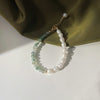 Freshwater Pearl & Aquamarine Bracelet — Light, Feminine, Summer-Ready - Pearl & AquamarineBuddha Tibet