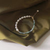 Freshwater Pearl & Aquamarine Bracelet — Light, Feminine, Summer-Ready - Pearl & AquamarineBuddha Tibet