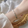 Freshwater Pearl & Aquamarine Bracelet — Light, Feminine, Summer-Ready - Pearl & AquamarineBuddha Tibet