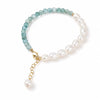 Freshwater Pearl & Aquamarine Bracelet — Light, Feminine, Summer-Ready Buddha Tibet