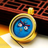 Ghau Box Pendant with Hand-Painted Tsakli Deity — Miniature Tibetan Locket Necklace Buddha Tibet
