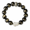 Gold Sheen Obsidian Jade Pixiu Bracelet — Keep Wealth Close Buddha Tibet