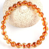 Golden Orange Citrine Bracelet — 5 Quality Grades From Entry to Collector, Brazilian Deep Yellow - Collector7mmBuddha Tibet