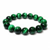 Green Tiger Eye Single-Strand Bracelet — Natural Collector-Grade Beads, 5 Sizes - 12mmBuddha Tibet