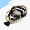 Hamsa Hand Evil Eye Protection Bracelet Set — Ancient Symbol for Spiritual Defense - Buddha Tibet xd00100