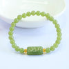 Hetian Jade Cloud Plaque Bracelet — Wushipai for a Quiet Mind - Cloud Plaque6mmBuddha Tibet