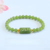 Hetian Jade Cloud Plaque Bracelet — Wushipai for a Quiet Mind - Cloud Plaque6mmBuddha Tibet