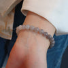 Hetian Jade Gradient Bracelet — Smoky Purple or Caramel Tone - Caramel 6mmBuddha Tibet