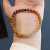 Hetian Jade Gradient Bracelet — Smoky Purple or Caramel Tone - Caramel 6mmBuddha Tibet