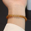 Hetian Jade Gradient Bracelet — Smoky Purple or Caramel Tone - Caramel 6mmBuddha Tibet