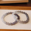 Hetian Jade Gradient Bracelet — Smoky Purple or Caramel Tone - Caramel 6mmBuddha Tibet
