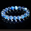 Indian Blue Moonstone Bracelet — 7A Glass-Body Ice Grade, Collector Quality Buddha Tibet