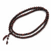 Indian Pterocarpus Santalinus 108-Bead Mala Bracelet — Rare Hardwood Prayer Beads for Deep Practice - Indian Red Sandalwood 10mm × 108 BeadsBuddha Tibet