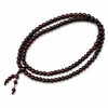 Indian Pterocarpus Santalinus 108-Bead Mala Bracelet — Rare Hardwood Prayer Beads for Deep Practice - Indian Red Sandalwood 8mm × 108 BeadsBuddha Tibet