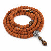 Indonesian Rudraksha 108-Bead Mala — Highland Seed Bracelet & Necklace for Daily Practice Buddha Tibet