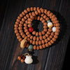 Indonesian Rudraksha 108-Bead Mala — Highland Seed Bracelet & Necklace for Daily Practice Buddha Tibet