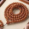 Indonesian Rudraksha 108-Bead Mala — Highland Seed Bracelet & Necklace for Daily Practice Buddha Tibet