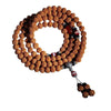 Indonesian Rudraksha 108-Bead Mala — Highland Seed Bracelet & Necklace for Daily Practice Buddha Tibet