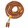 Indonesian Rudraksha 108-Bead Mala — Highland Seed Bracelet & Necklace for Daily Practice Buddha Tibet