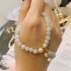 Jade Bracelet - Wu Lou Pearl for Peace - Buddha Tibet xd00022