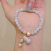 Jade Bracelet - Wu Lou Pearl for Peace - Buddha Tibet xd00022