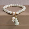 Jade Bracelet - Wu Lou Pearl for Peace - Buddha Tibet xd00022