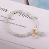 Jade Bracelet - Wu Lou Pearl for Peace - Buddha Tibet xd00022