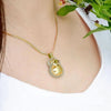 Jade Necklace - Blessing & Money Bag - Buddha Tibet xd00080