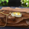 Jade Necklace - Blessing & Money Bag - Buddha Tibet xd00080